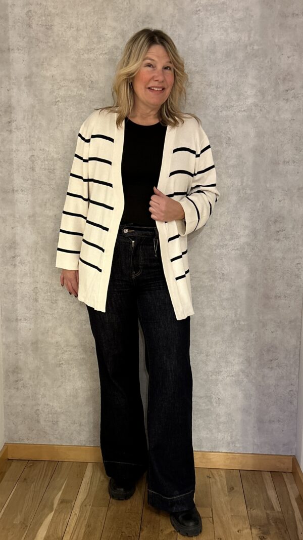 KOFTA JDYSARA LIFE L/S STRIPE CARDIGAN - Image 3