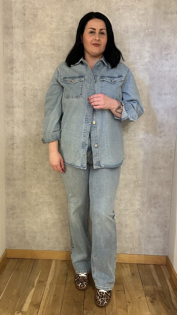 SHACKET VMNAYA OVERSIZED DENIM SHIRT - Image 2