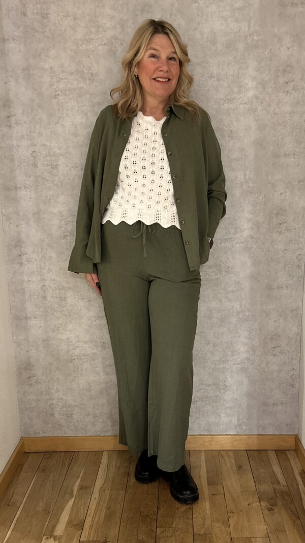 LINNEBYXA JDYSAY HW LINEN PANT