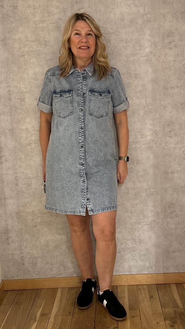 JEANSKLÄNNING NMNEW SIGNE S/S DENIM DRESS