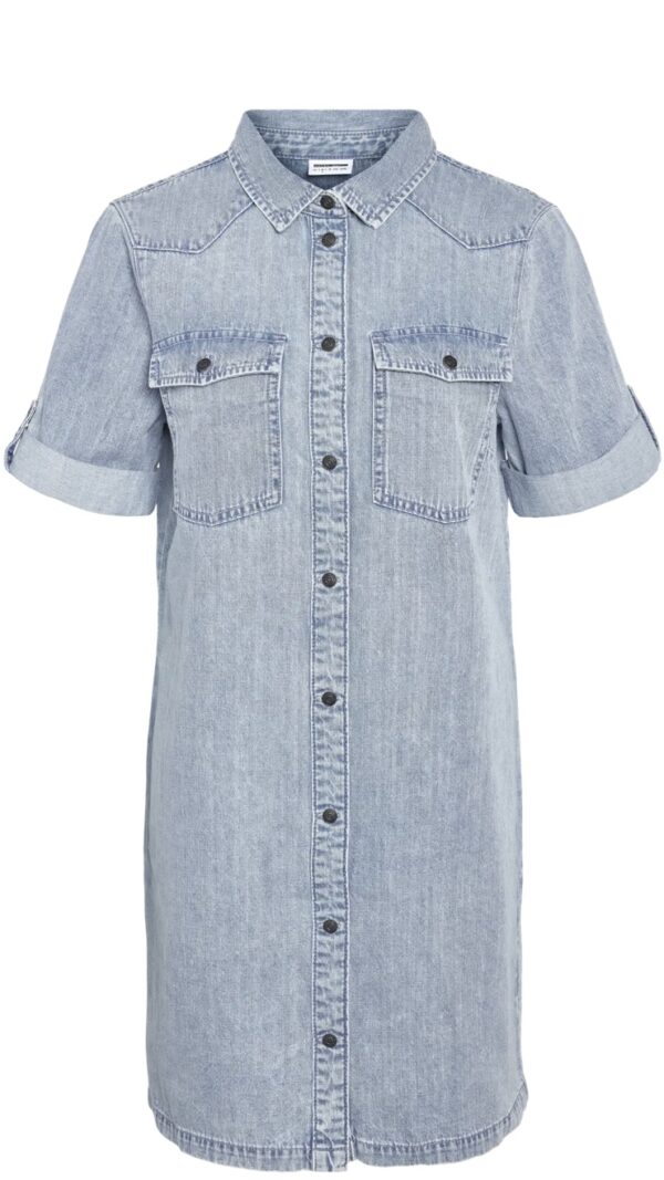 JEANSKLÄNNING NMNEW SIGNE S/S DENIM DRESS - Bild 2